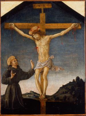 The Crucifixion with Saint Francis