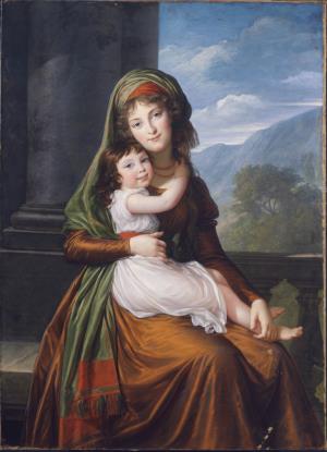 The Countess von Schönfeld with Her Daughter