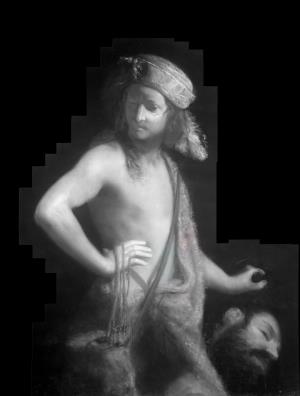 David Holding Goliath's Head