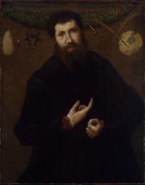 Portrait of a Man with Allegorical Symbols