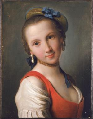 A Girl in a Red Dress