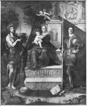 Madonna and Child with Saint John the Baptist and Saint George