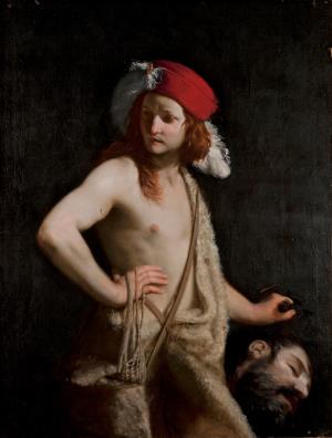 David Holding Goliath's Head