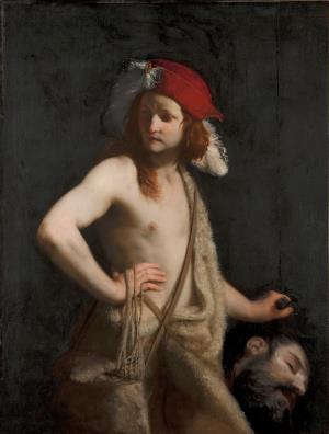 David Holding Goliath's Head