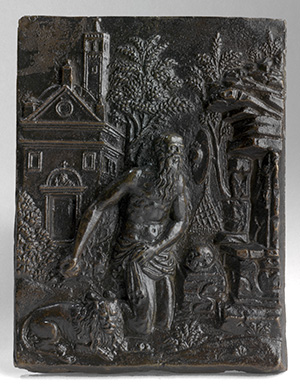 Saint Jerome in Penitence before a Rustic Church