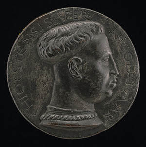 Niccolo III d'Este, 1383-1441, Marquess of Ferrara 1393 [obverse]; The Este Shield [reverse]
