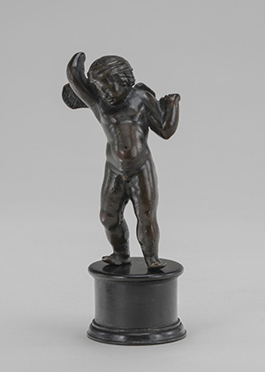 Winged Boy with Hands Raised