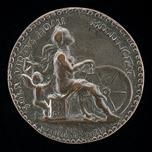 Taddeo di Guidacci Manfredi I, Count of Faenza and Lord of Imola 1449 [obverse]; Female Figure and Putto [reverse]
