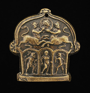 Part of a Sword Pommel (Centaur Supporting Medallion; Venus Flanked by Mars and Hercules)