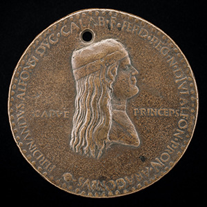 Ferdinand of Aragon, died 1496, Prince of Capua and King of Naples 1495 [obverse]; Felicitas Seated, Holding Ears of Corn and Waving Cornucopiae [reverse]