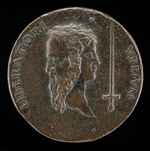 Ferdinand II of Aragon, died 1496, Prince of Capua and King of Naples 1495 [obverse]; Janiform Head [reverse]