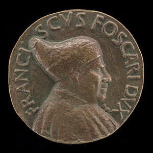 Francesco Foscari, c. 1374-1457, Doge of Venice 1423 [obverse]; Venetia and Two Furies [reverse]