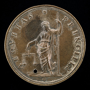 Leonardo Loredano, 1436-1521, Doge of Venice 1501 [obverse]; Equity Holding Scales and Septre [reverse]