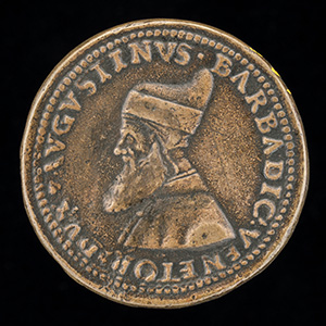 Agostino Barbarigo, 1420-1501, Doge of Venice 1486 [obverse]; Venetia on Throne [reverse]