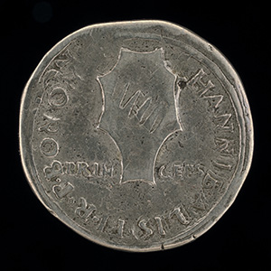 Giovanni II Bentivoglio, 1443-1509, Lord of Bologna 1462-1506 [obverse]; Shield of Bentivoglio [reverse]