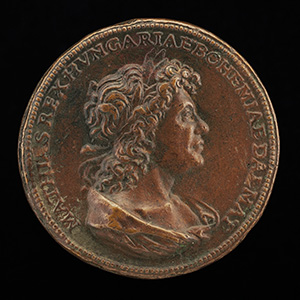 Matthias Corvinus, King of Hungary 1458-1490 [obverse]; Battle between the Hungarians and the Turks [reverse]