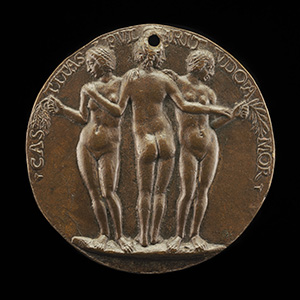 Giovanna Albizzi, Wife of Lorenzo Tornabuoni [obverse]; The Three Graces [reverse]