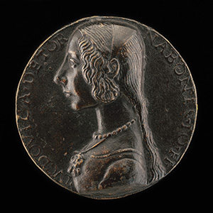 Lodovica Tornabuoni, Daughter of Giovanni Tornabuoni [obverse]; Unicorn Before a Tree [reverse]