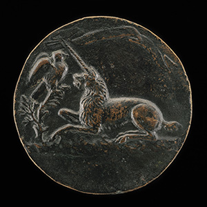 Lodovica Tornabuoni, Daughter of Giovanni Tornabuoni [obverse]; Unicorn Before a Tree [reverse]
