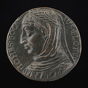 Giovanni Boccaccio, 1313-1375, Florentine Writer [obverse]; Wisdom Gazing at a Serpent [reverse]