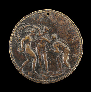 Giovanni Paolo Lomazzo, 1538-1600, Milanese Painter and Theorist [obverse]; Lomazzo Presented to Mercury by Fortune [reverse]