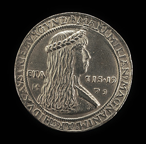 Maximilian I, 1459-1519, Archduke of Austria, Holy Roman Emperor 1494 [obverse]; Mary of Burgundy, died 1482, Wife of Maximilian I 1477 [reverse]