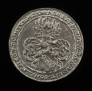 Melchior von Osse, 1506-1557, Chancellor of Saxony [obverse]; Arms and Inscription [reverse]