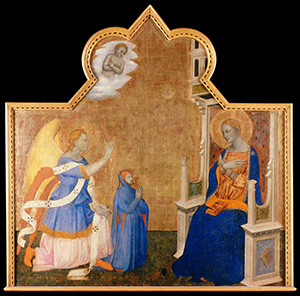 Annunciation with Donor