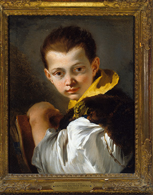 Boy Holding a Book (Portrait of Lorenzo Tiepolo)