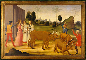 Saint Lucy Lead to her Martyrdom