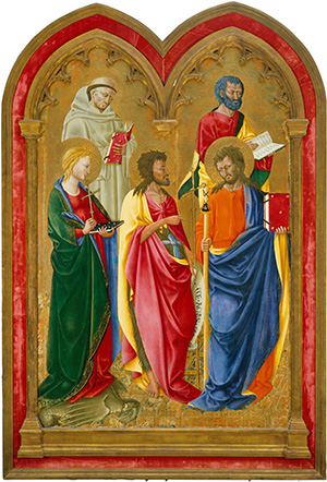 Altar Wing with Five Saints