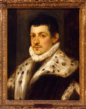 Portrait of a Young Man with an Ermine Trimmed Coat