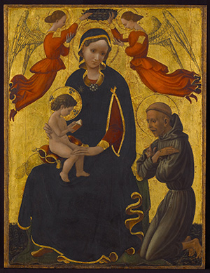 Madonna and Child with Saint Francis
