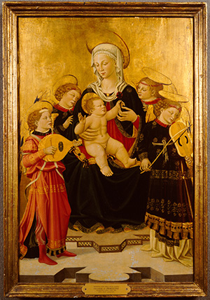 Madonna and Child with Four Angels