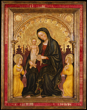 Enthroned Madonna and Child with Two Angels | Samuel H. Kress Foundation