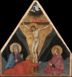 The Crucifixion, with the Virgin, Mary Magdelene and Saint John the Evangelist