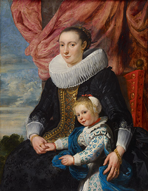 Portrait of a Lady with Her Daughter