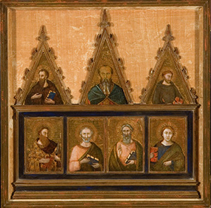 Seven Saints (Pieces from a dismembered altarpiece)