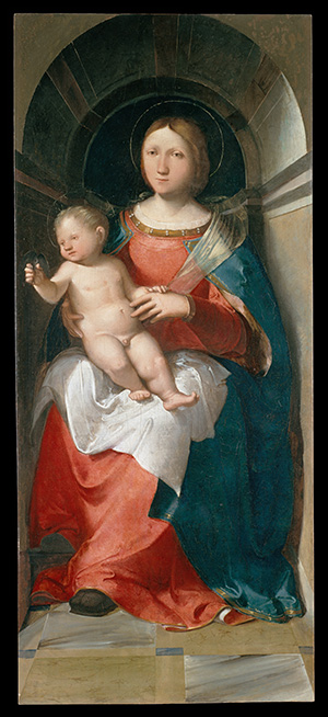 Madonna and Child Enthroned