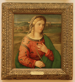 Portrait of a Lady as a Virgin Martyr