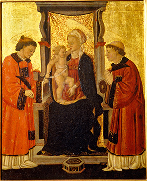 Madonna and Child with Saints Stephen and Lawrence (Madonna and Child with St. Stephen and St. Lawrence?)