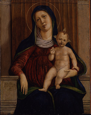 Madonna and Child Enthroned