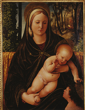 Madonna and Child with St. John the Baptist