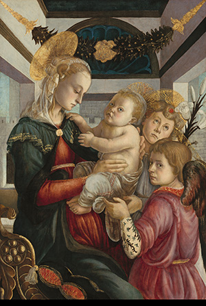 Madonna and Child with Angels