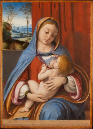 Virgin Nursing with Christ Child (Maria Lactens)