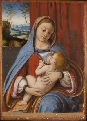 Virgin Nursing with Christ Child (Maria Lactens)