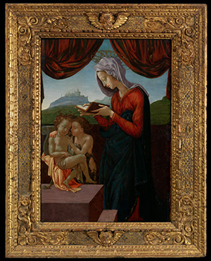 Madonna and Child with Saint John