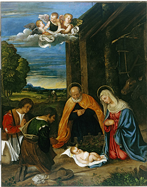 The Nativity with Shepherds