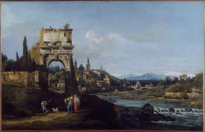 Capriccio with a Roman Arch
