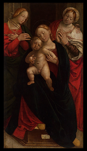 Madonna and Child with Apollonia and Another Female Saint